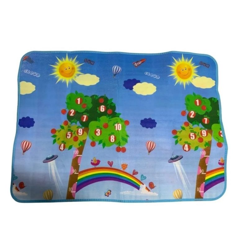 GENERICO - Alfombra De Niños 120x90cm Antigolpes Reversible