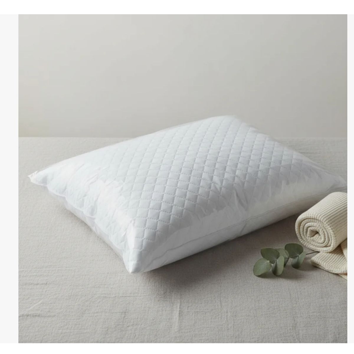 GENERICO - Almohadas Con Funda Semiacolchadas Premium 50x90 king