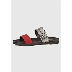 BEGOÑA - Sandalia Negro Rojo Dietlinde