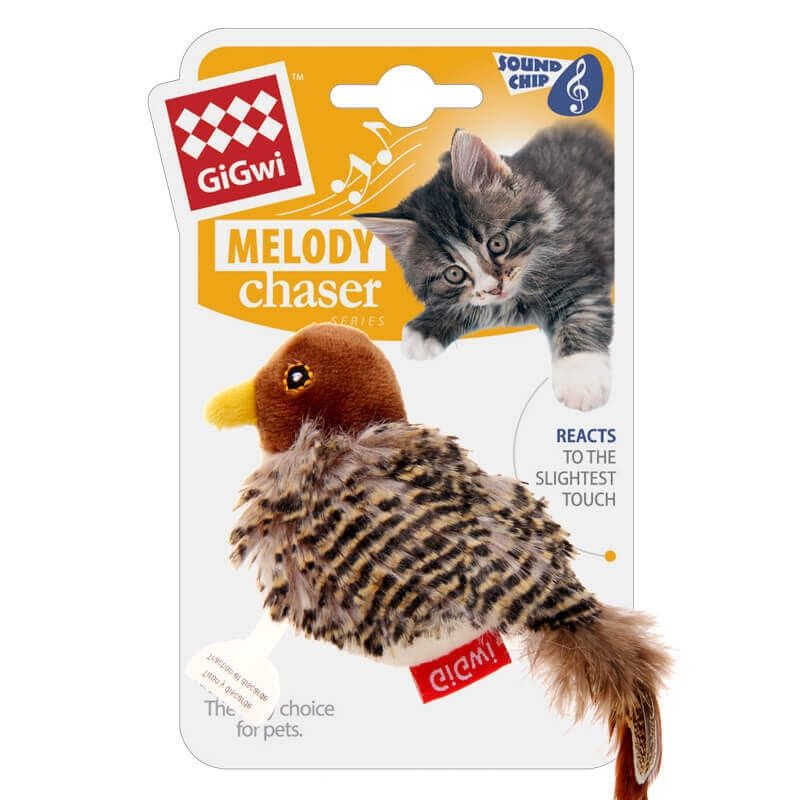 GIGWI - Juguete Melody Chaser Pajaro Gigwi para Gato