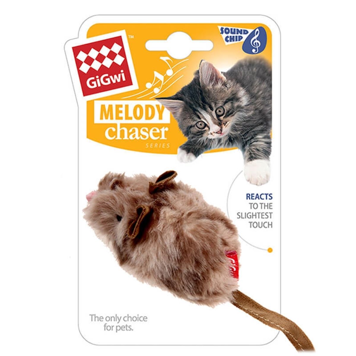 GIGWI - Juguete Melody Chaser Raton Gigwi para Gato