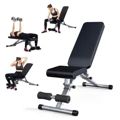 SPORTIME - Banca Abdominal Multiposicion Reclinable Inclinable