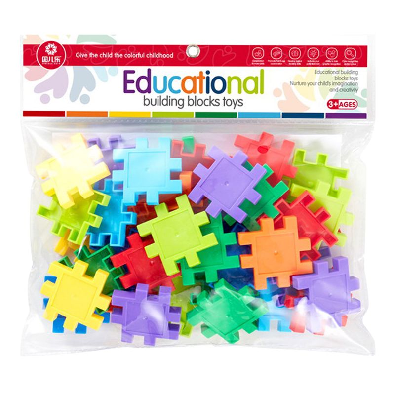 NOBEL TOYS - Bolsa Conectables 37 Pcs 26x26 Cm