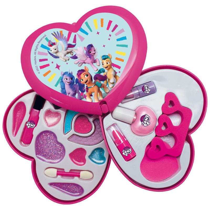 MY LITTLE PONY - Set De Maquillaje Y Manicure Corazon 2 Pisos My Little Pony