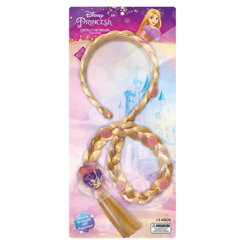 DISNEY - Cintillo De Trenza Rapunzel Princesas Disney