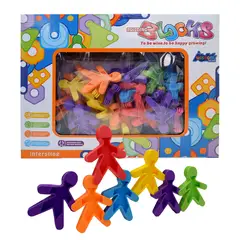NOBEL TOYS - Personitas Conectables En Caja 46 Piezas 33x25 cm