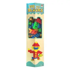 NOBEL TOYS - Set Bloques 150 Pcs En Caja 55x15 Cm
