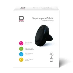 DATACOM - Soporte Celular Con Iman Negro Pronobel