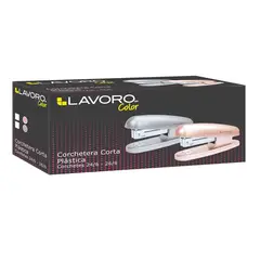 LAVORO - Corchetera Plástica 26/6 24/6 Plata