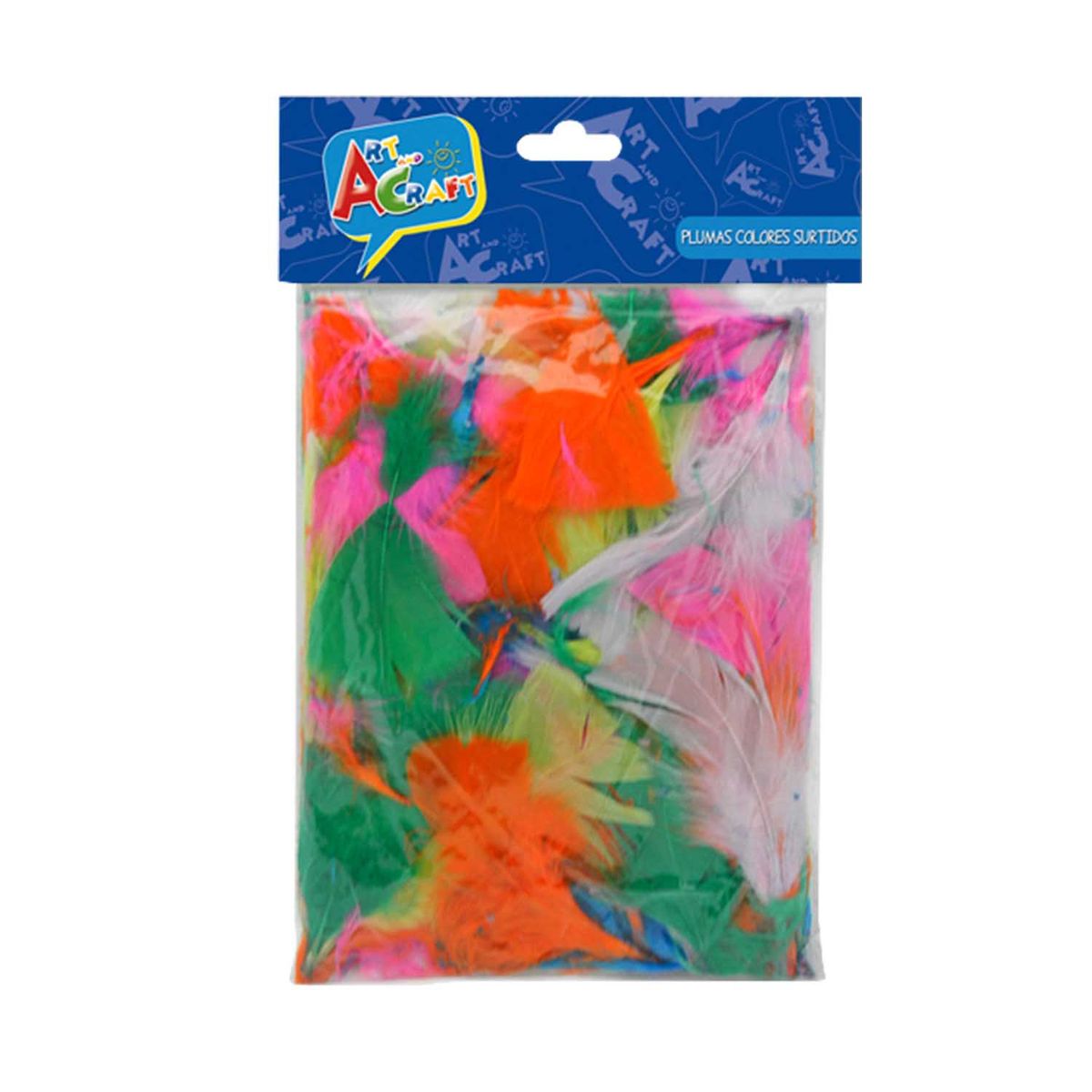 PRONOBEL - Plumas Col/Surtido 14 Grs Aprox Art & Craft