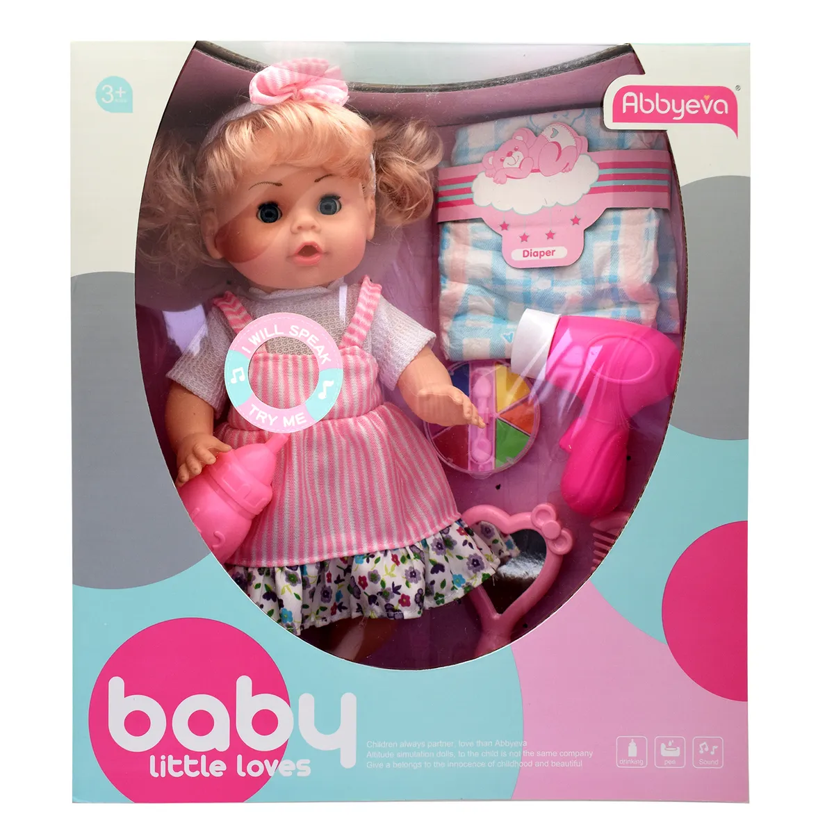 NOBEL TOYS - Muñeca con Accesorios y Función 33x29 cm Nobel Toys