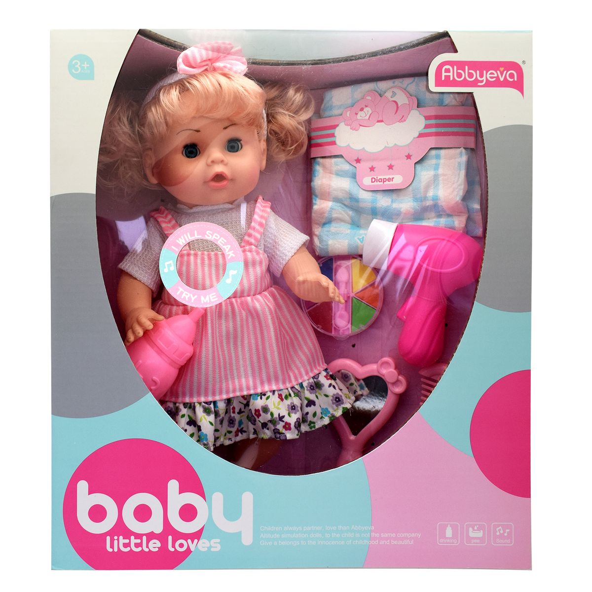 NOBEL TOYS - Muñeca con Accesorios y Función 33x29 cm Nobel Toys