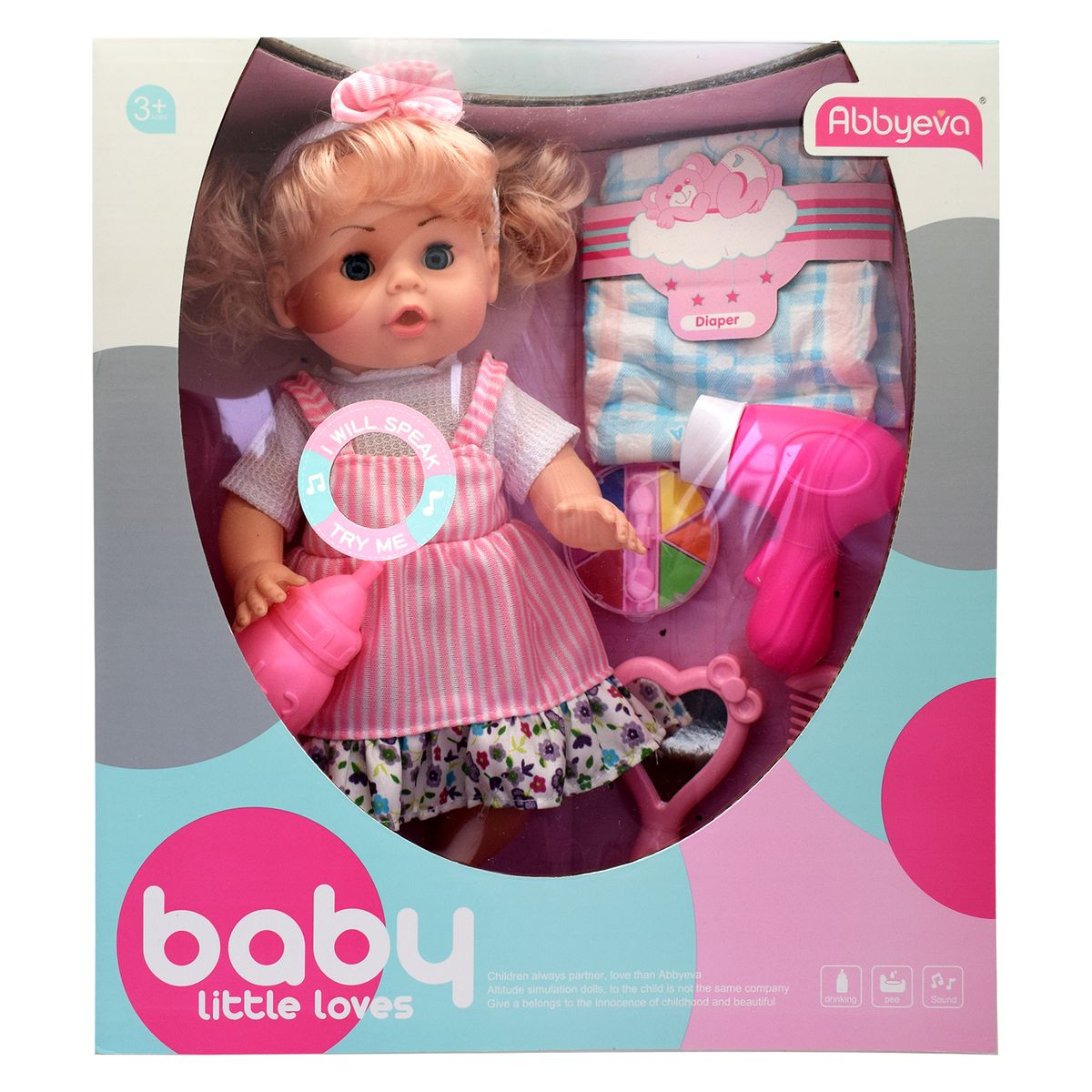 NOBEL TOYS - Muñeca con Accesorios y Función 33x29 cm Nobel Toys