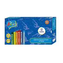 PRONOBEL - Lapiz Pastel Graso 12 Unid Fultons Fultons