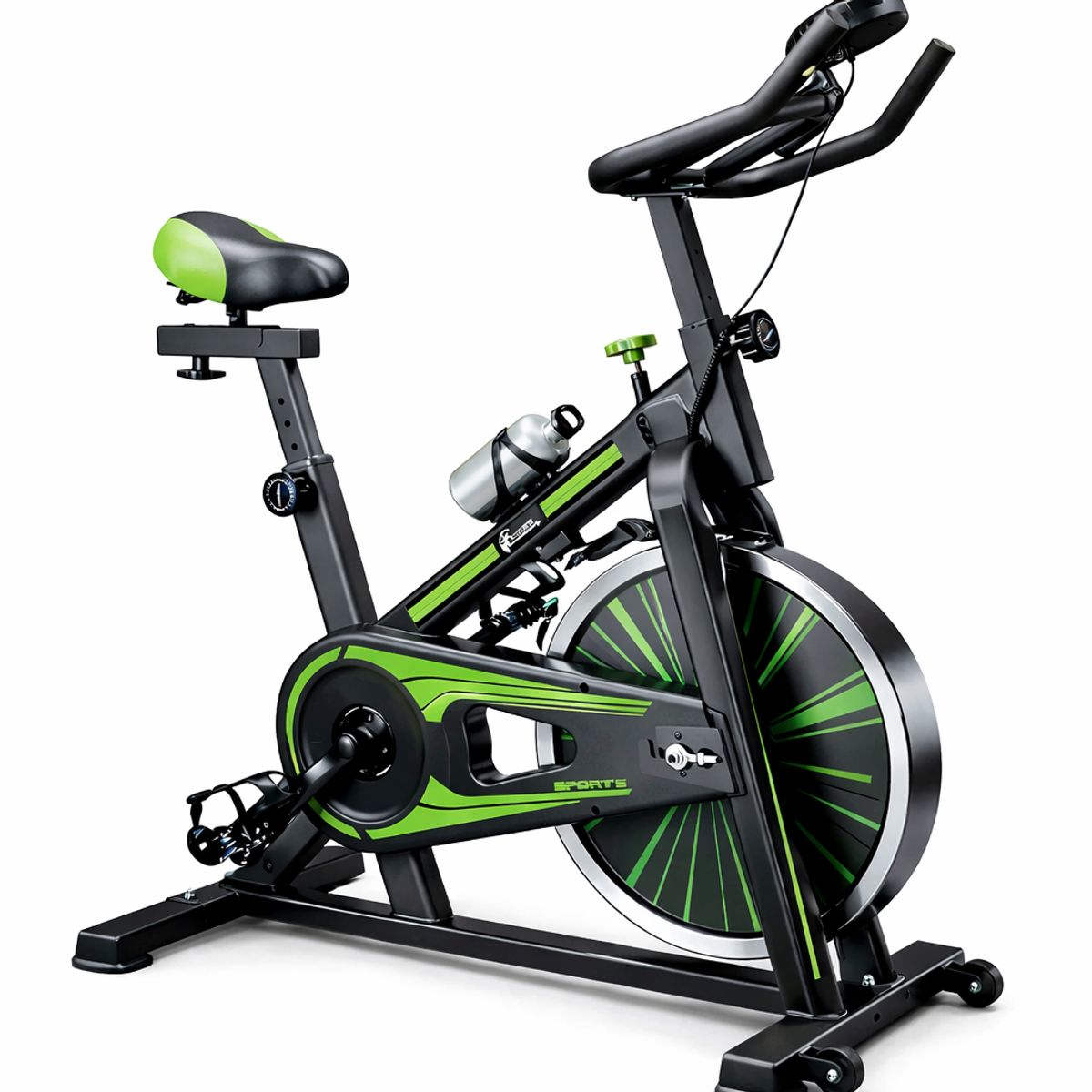 CENTURFIT - Bicicleta Spinning Centurfit 10kg Banda Silenciosa Monitor Pulso 150kg