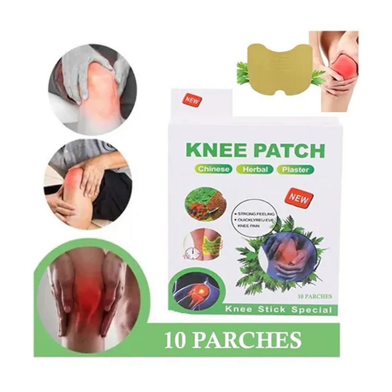 FELIZ - Pack 10 Parches Para Aliviar Calmar, Eliminar Dolor Rodilla