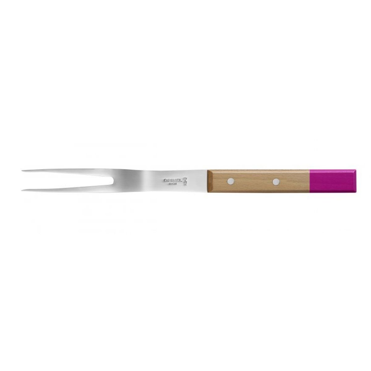 OPINEL - Tenedor Opinel N°124 para asado fuchsia OPINEL