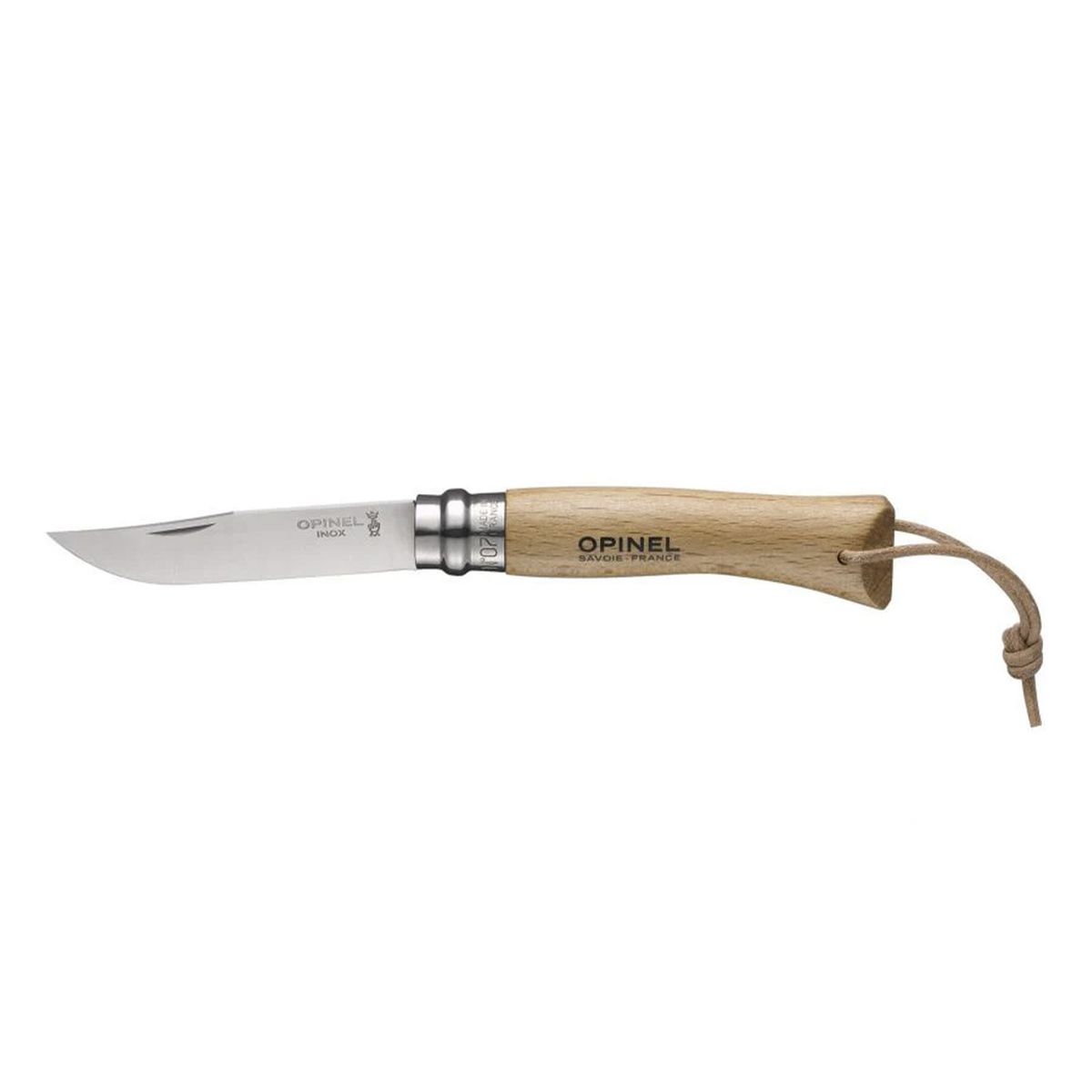 OPINEL - Cuchillo Opinel N°7 con lazo de cuero OPINEL