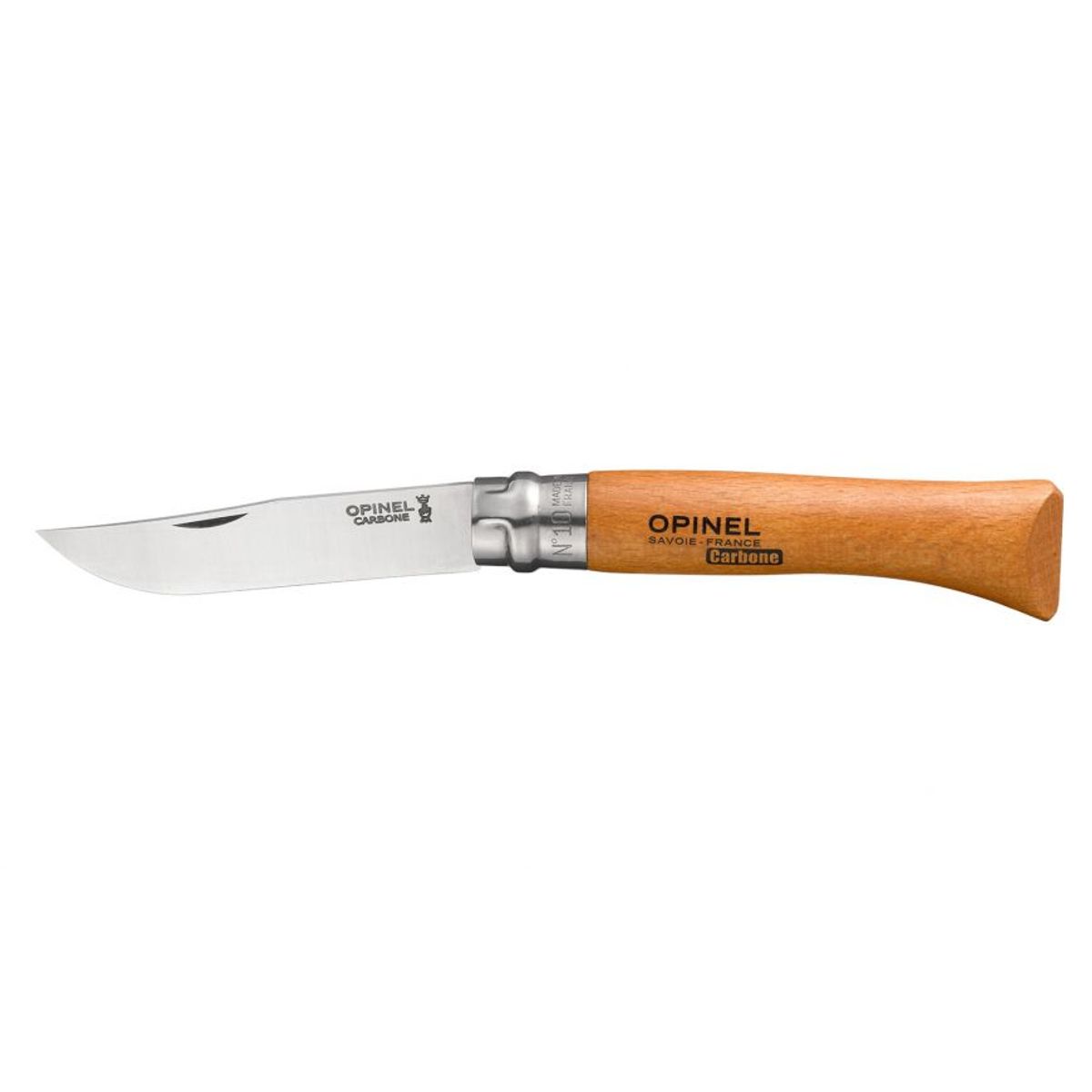 OPINEL - Cuchillo Opinel N°10 acero carbono - Crema