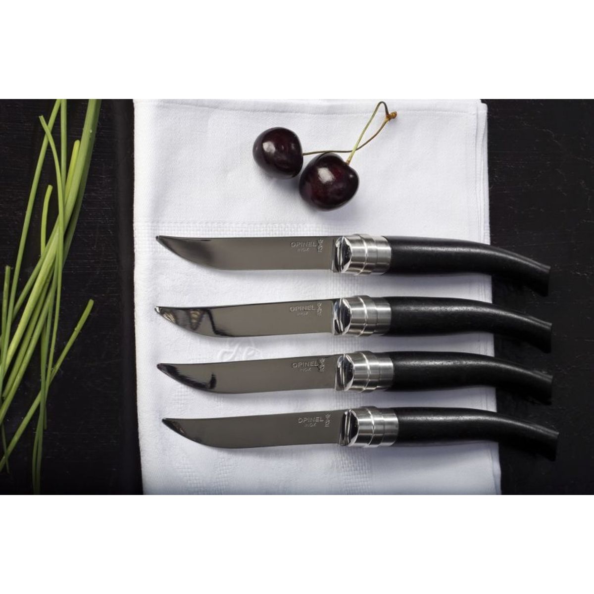 OPINEL - Cuchillos Opinel Table Chic ebano OPINEL