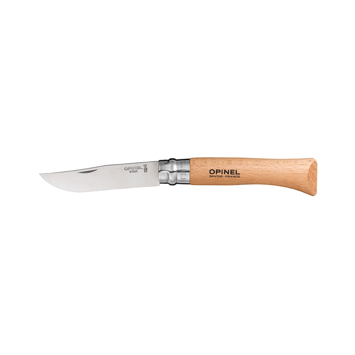 OPINEL - Cuchillo Opinel N°10 de acero inoxidable OPINEL