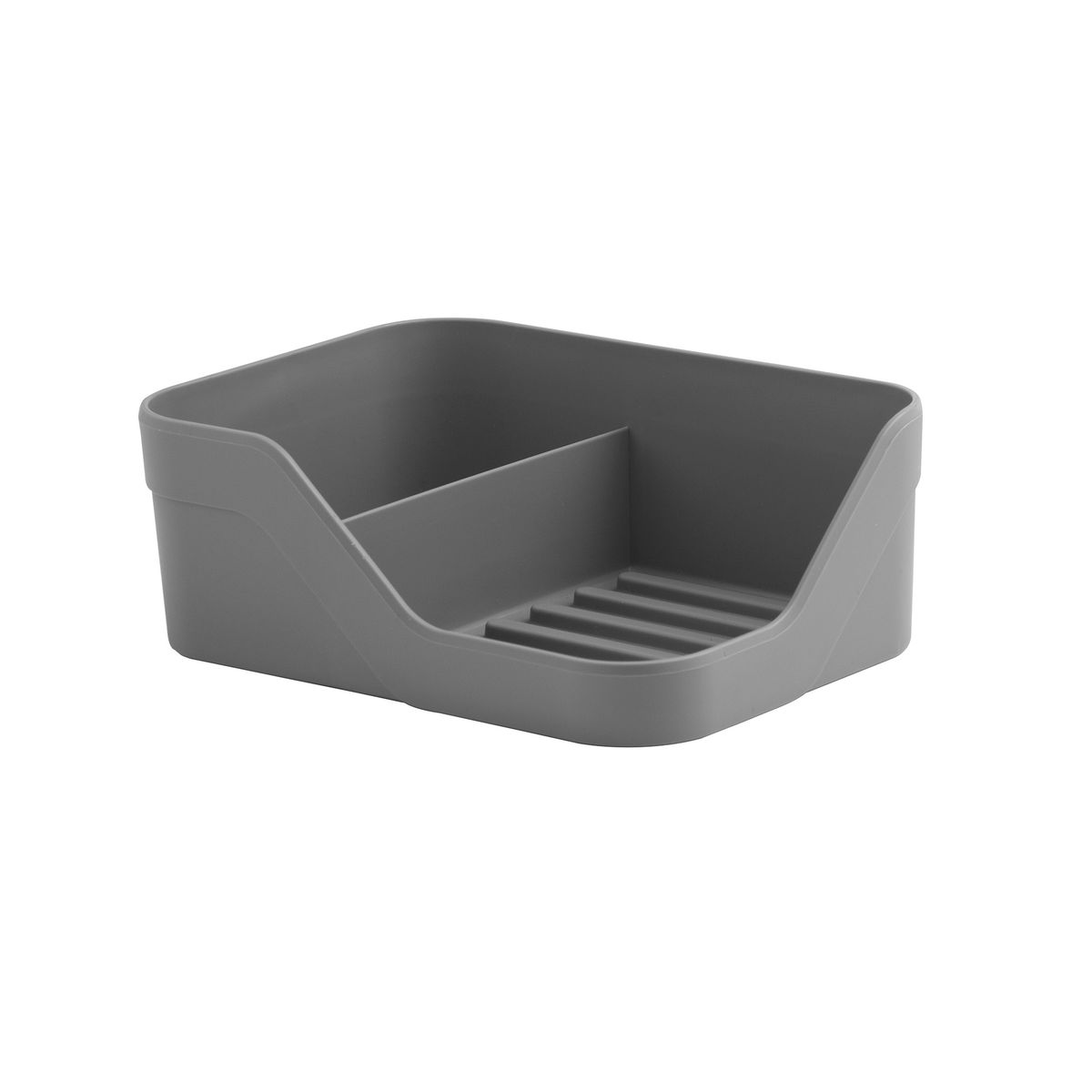 OU - Organizador de Lavaplatos Doble Trium Gris - Negro Grafito
