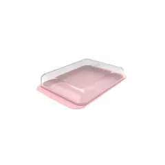 OU - Contenedor Jamón/Queso Break Rosado - Palo Rosa
