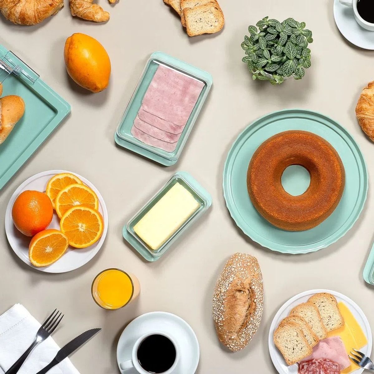 OU - Mantequillera Break Gris - Negro Grafito