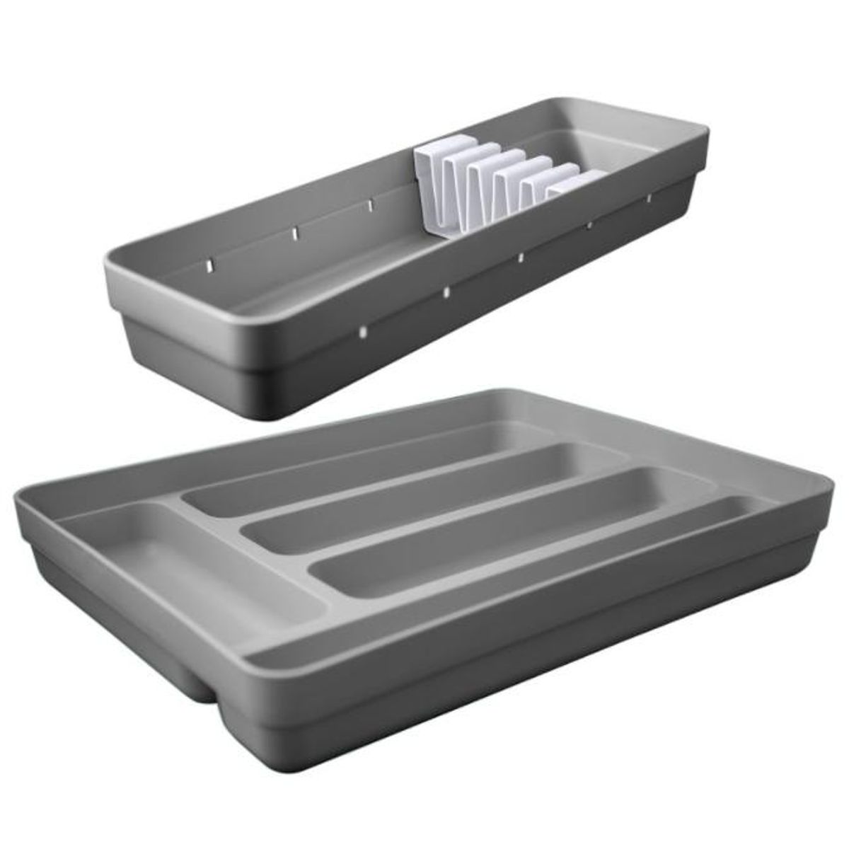 OU - Conjunto Organizador Cubiertos Gris OU