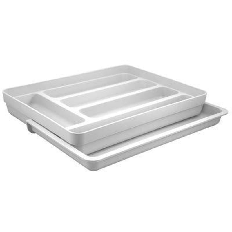 OU - Organizador Cubiertos Extensibles Logic Blanco OU