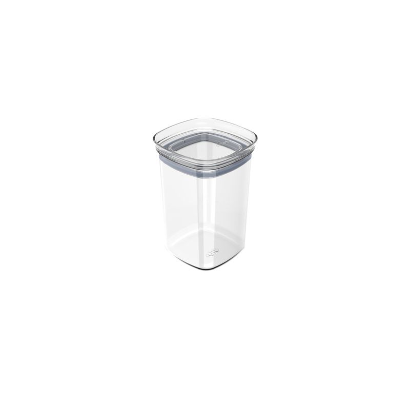 OU - Contenedor Block Transparente 1 Lt - Turquesa