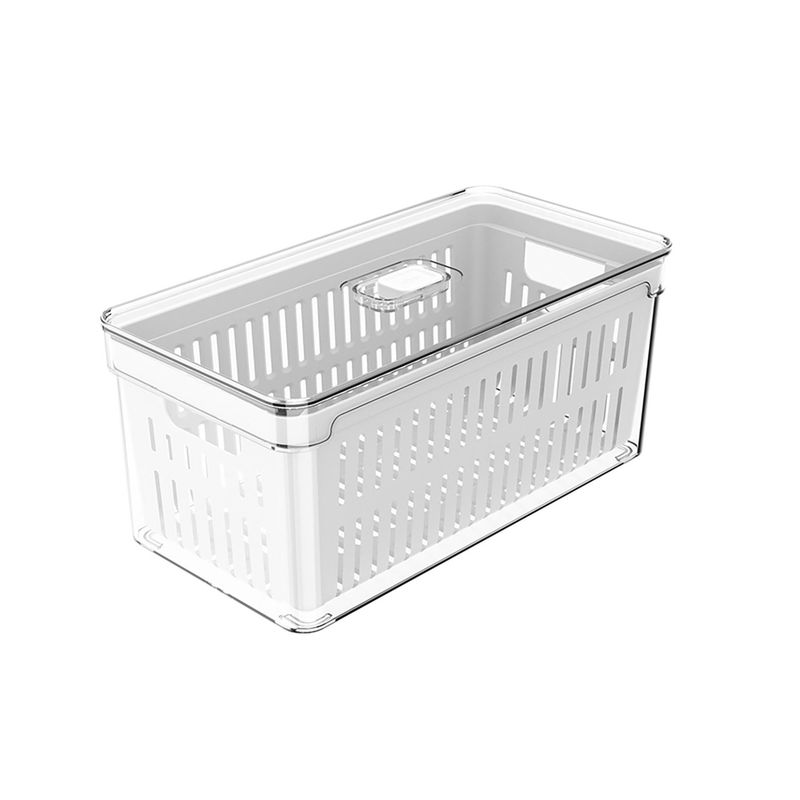 OU - Organizador De Refrigerador Con Tapa Clear Fresh 30 x 15 x 13 Cm OU
