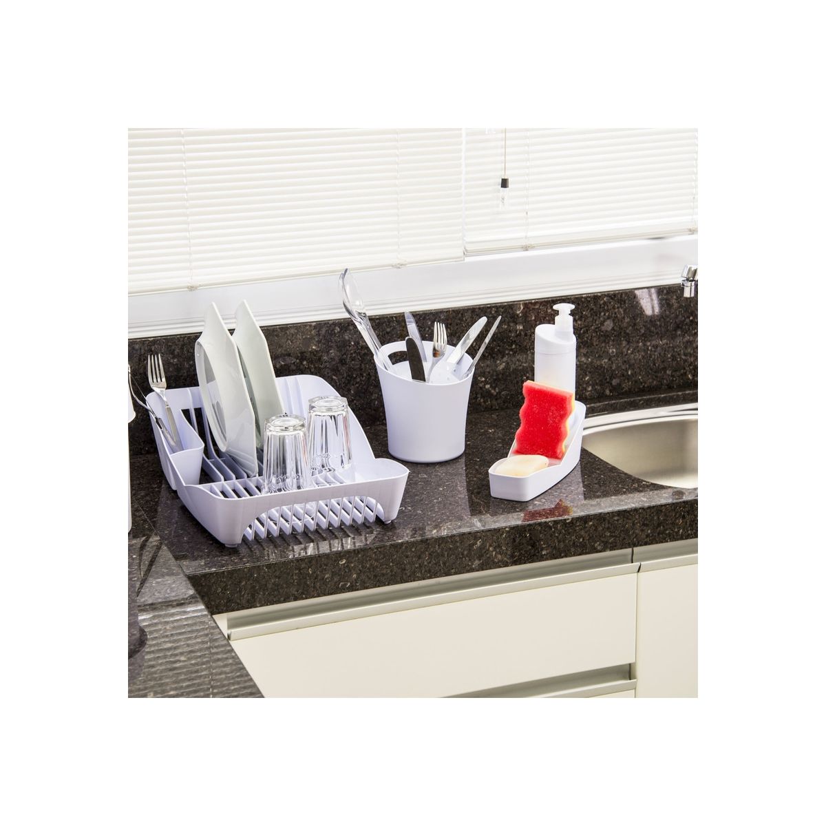 OU - Escurre Platos Infinity Blanco OU