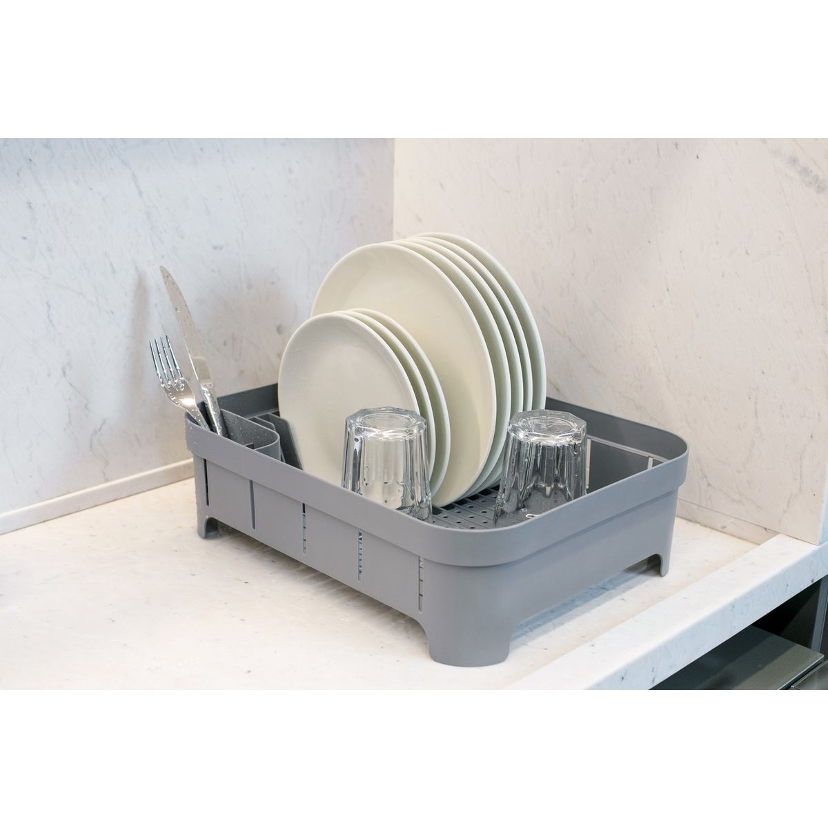 OU - Escurre Platos Trium Gris OU