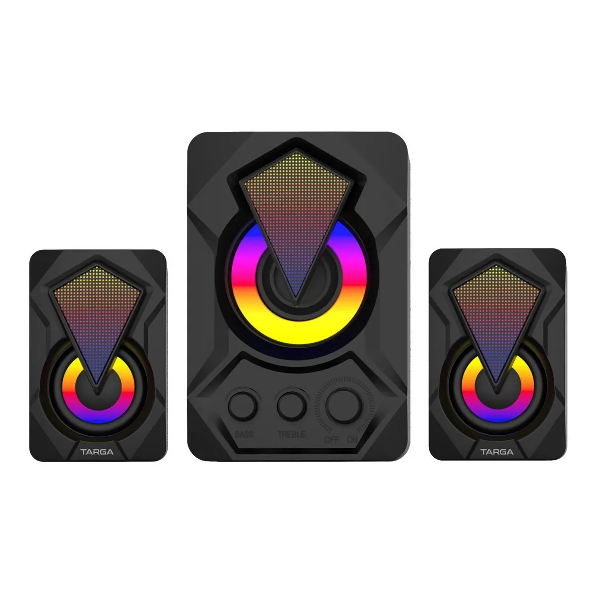 TARGA - Kit de parlantes gamer para pc targa diamond pro