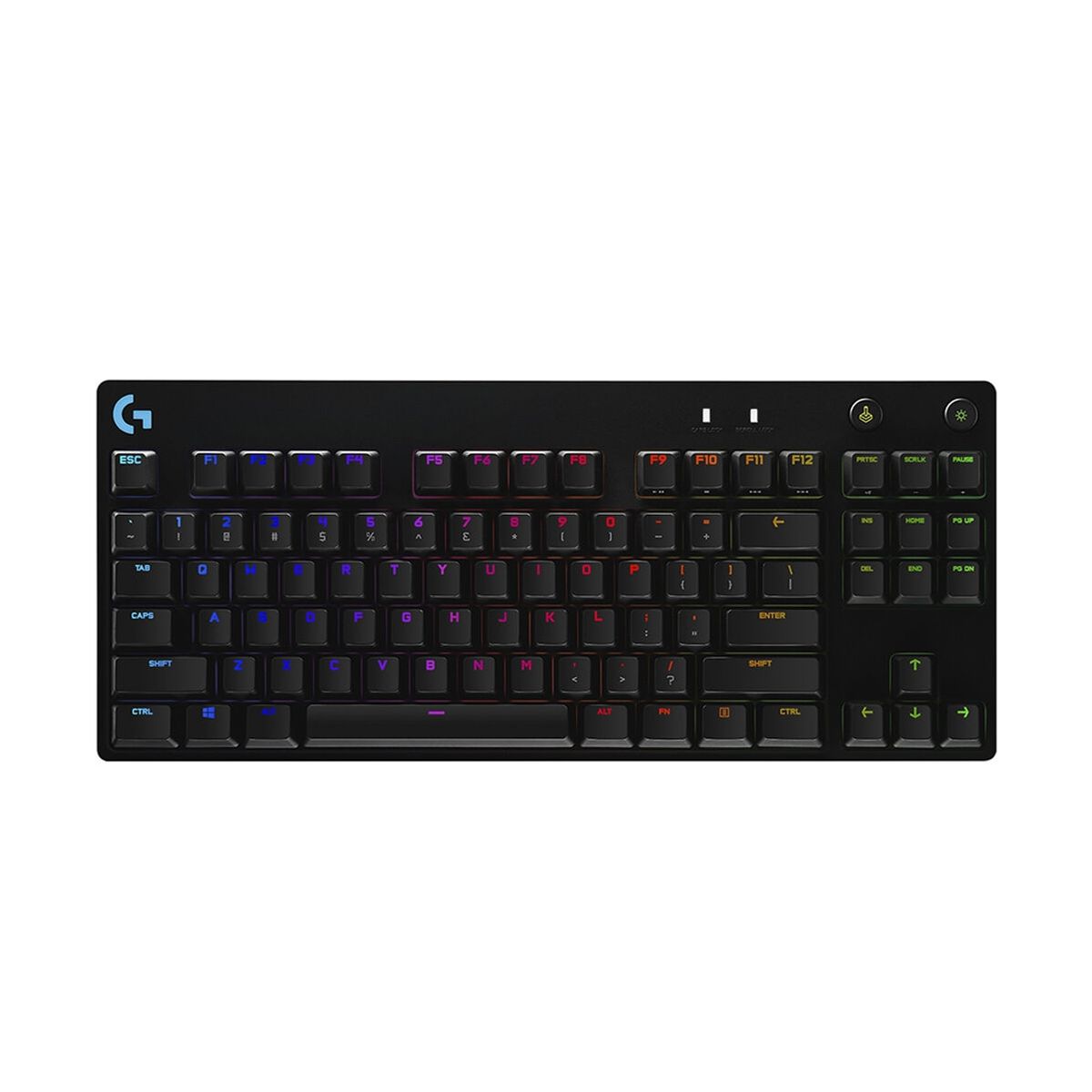 LOGITECH - Teclado Gamer Pro X En Inglés Negro