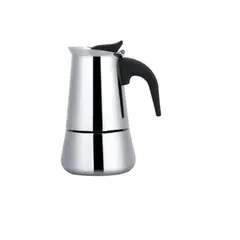 GENERICO - Cafetera Portátil De 4 Tazas Acero Inoxidable Moka Espresso.