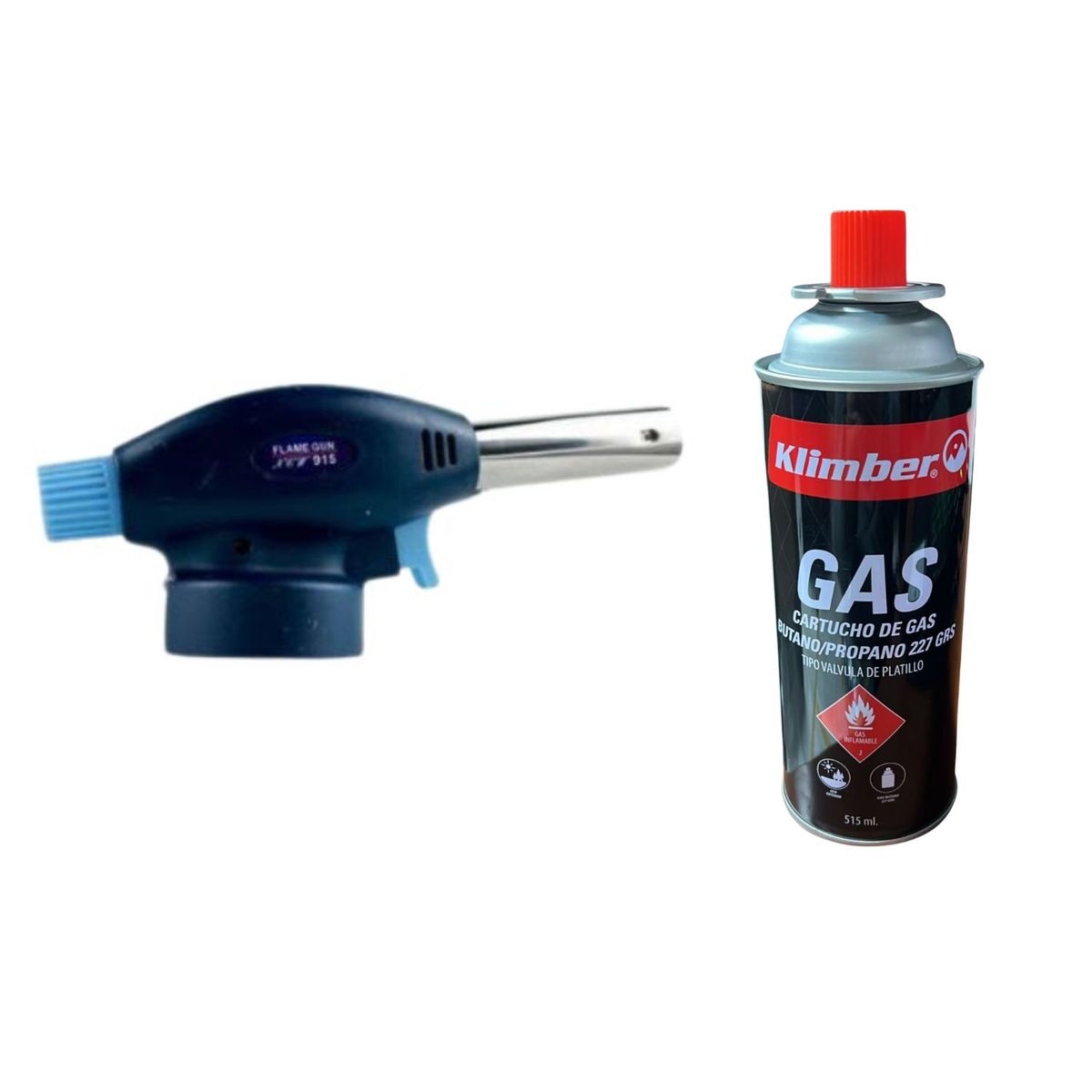 GENERICO - Soplete De Cocina Gas 1300° + Gas Cocina