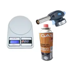 GENERICO - Balanza Digital De Cocina + Soplete A Gas 1300° + Gas