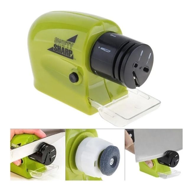 GENERICO - Afilador De Cuchillos Tijeras Herramientas Portatil.