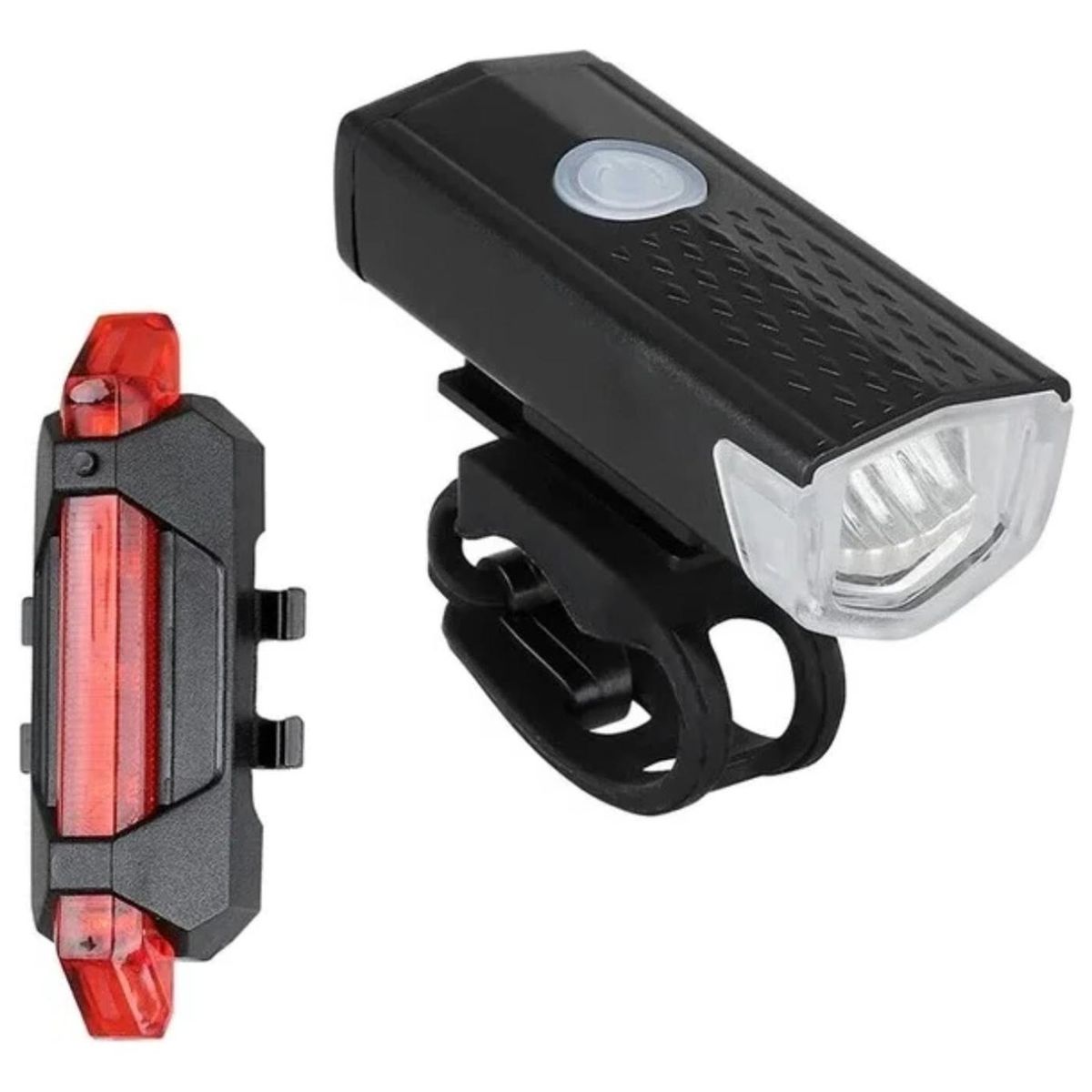 IMPORTCLICK - Kit Luces LED Delantera y Trasera Para Bicicleta Recargable