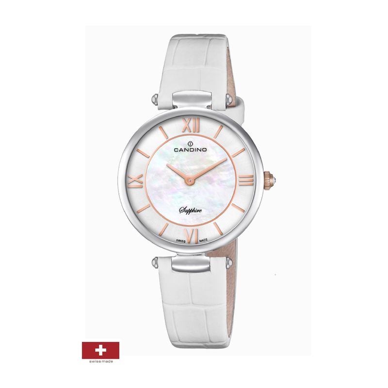 CANDINO - Reloj C4669/1 Candino Blanco Mujer Elegance Flair