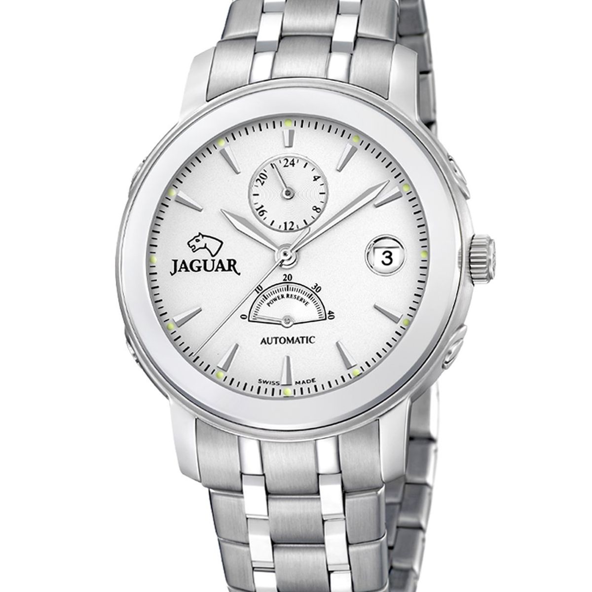 JAGUAR - Reloj J947/1 Jaguar Blanco Hombre Coleccion 1938
