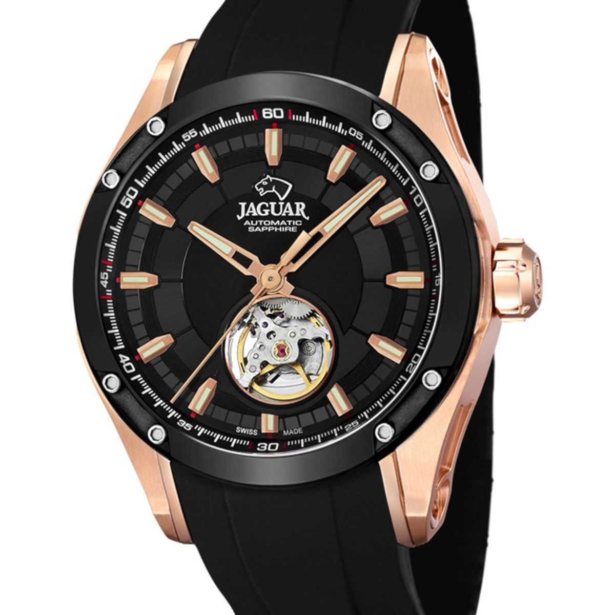 JAGUAR - Reloj J814/1 Jaguar Negro Hombre Automatico