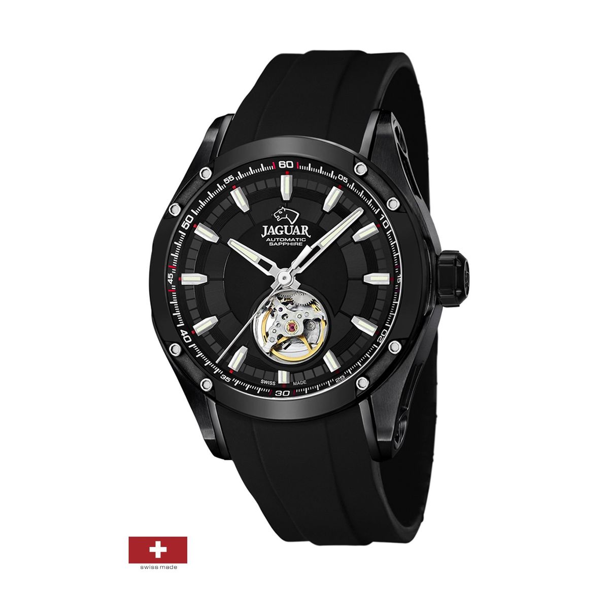 JAGUAR - Reloj J813/1 Jaguar Negro Hombre Automatico