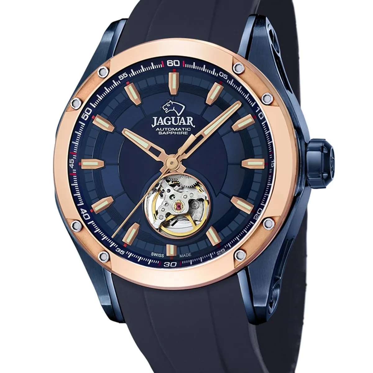 JAGUAR - Reloj J812/1 Jaguar Azul Hombre Automatico