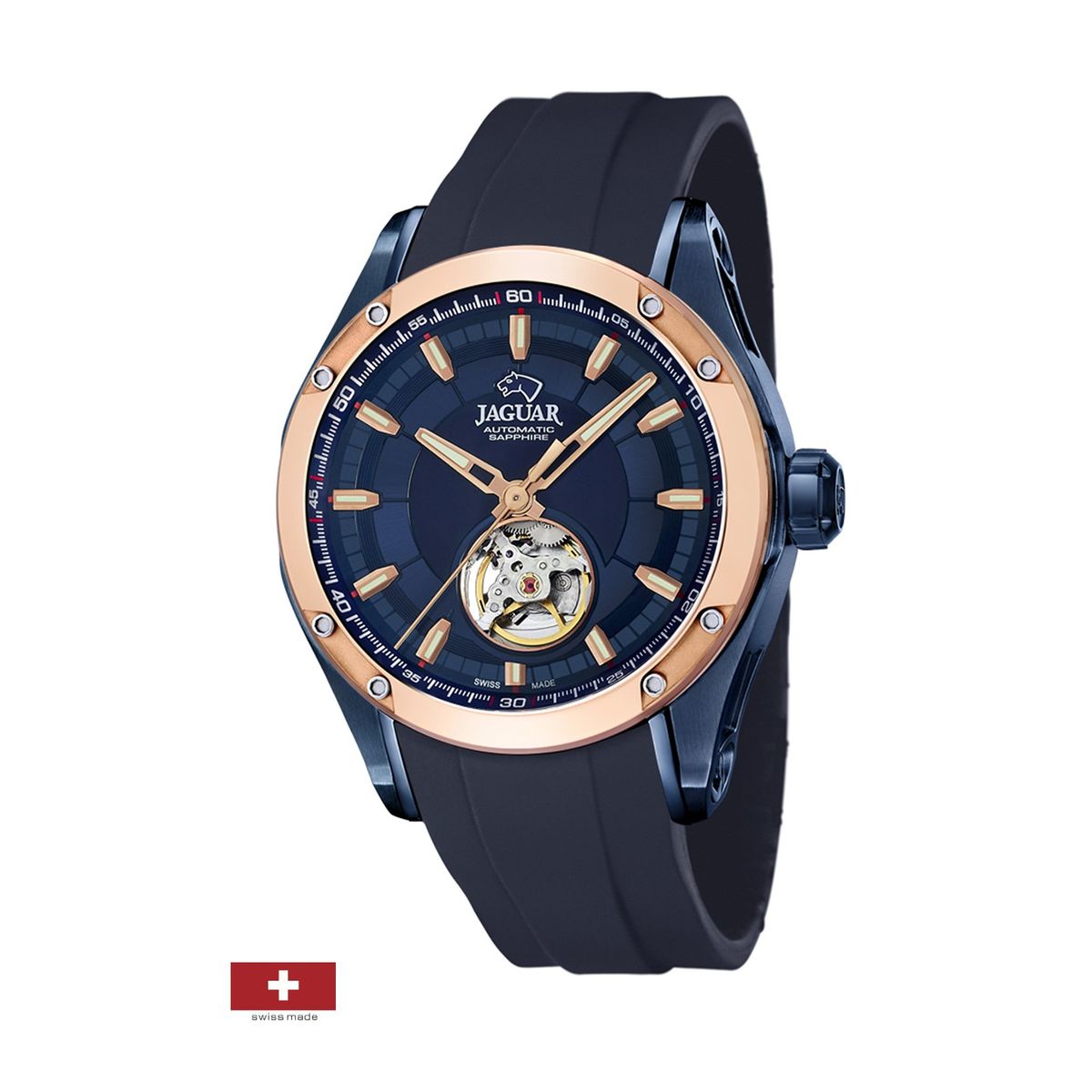 JAGUAR - Reloj J812/1 Jaguar Azul Hombre Automatico