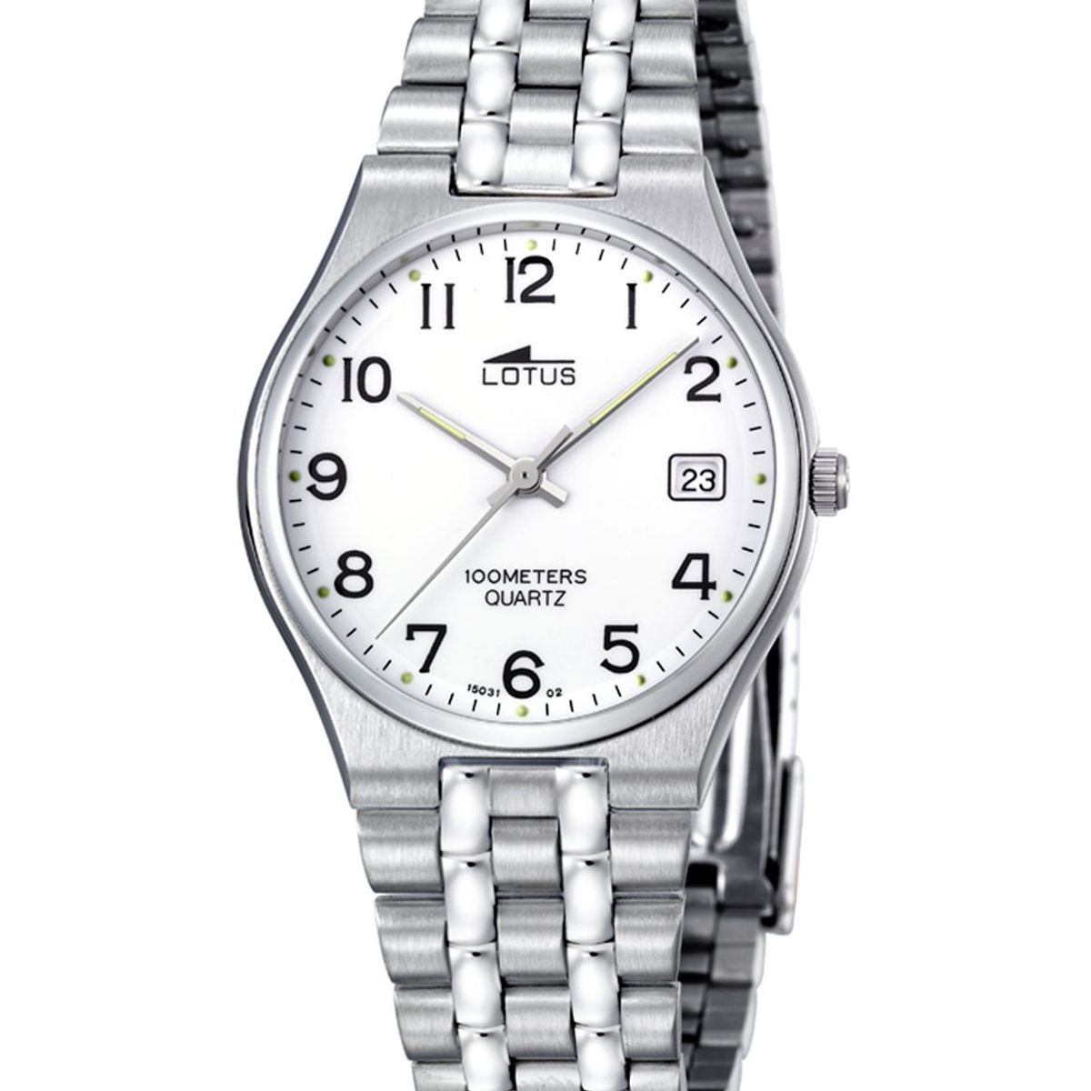 LOTUS - Reloj 15031/2 Lotus Blanco Hombre Acero Clasico
