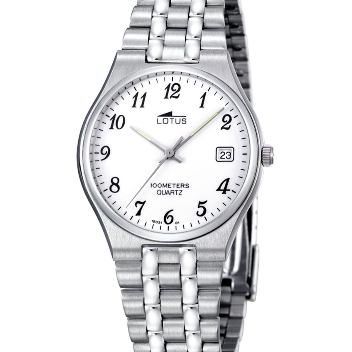 LOTUS - Reloj 15031/1 Lotus Blanco Hombre Acero Clasico