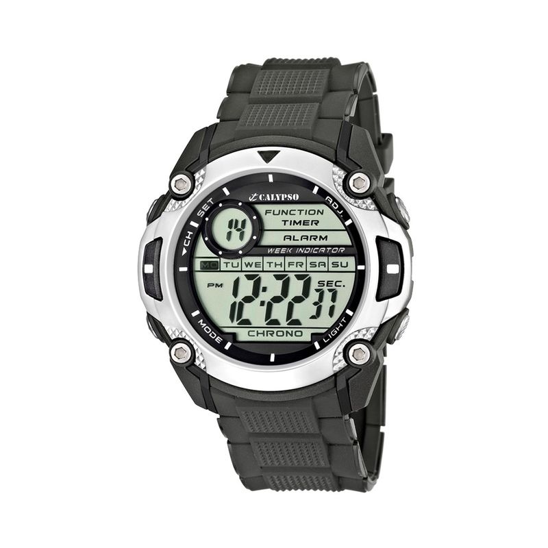 CALYPSO - Reloj K5577/1 Calypso Gris Hombre Digital For Man.-